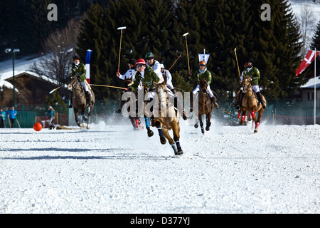 BMW Polo Masters (semi-finale) Megève (74,Francia) 2013-27-01 Foto Stock
