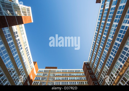 Ufficio blocchi in Preston, Lancashire, Regno Unito. Foto Stock