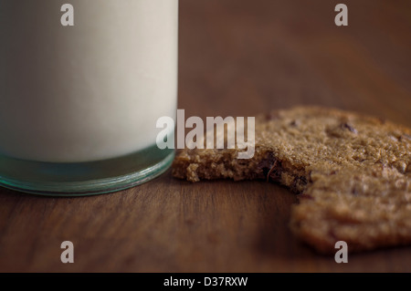 Con pezzetti di cioccolato al latte Foto Stock