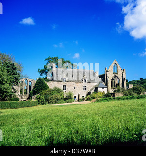 "Beauport' abbazia marittima del XIII secolo "Paimpol' Bretagna Francia Foto Stock