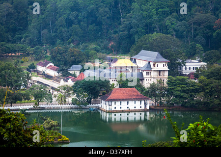 Il Tempio del Buddha di Kandy, Sri Lanka Foto Stock