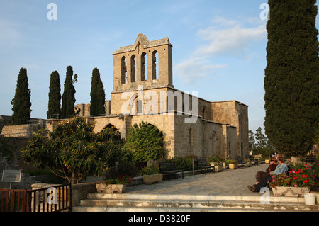 Bellapais, Repubblica Turca di Cipro del Nord, il monastero in rovina Bellapais Foto Stock