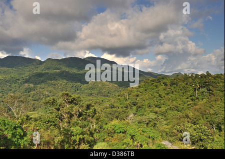 Vista sulle montagne Escambray, Trinidad, Cuba Foto Stock