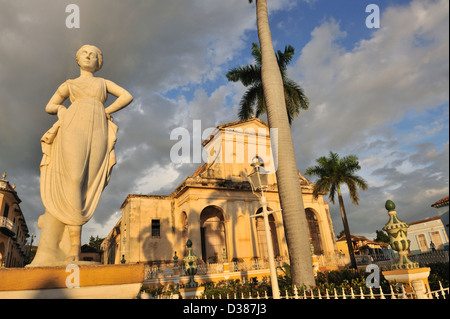 Plaza Mayor, Trinidad, Cuba Foto Stock