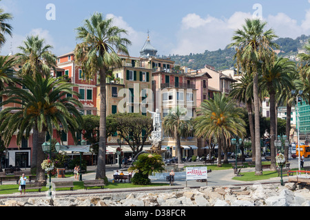 Santa Margherita- bellissimo porto marittimo in Italia Foto Stock