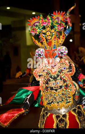 Febbraio 13, 2013 - Arlington, Virginia, Stati Uniti d'America - Clarendon Mardi Gras Parade (credito Immagine: © Dasha Rosato) Foto Stock