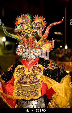 Febbraio 13, 2013 - Arlington, Virginia, Stati Uniti d'America - Clarendon Mardi Gras Parade (credito Immagine: © Dasha Rosato) Foto Stock