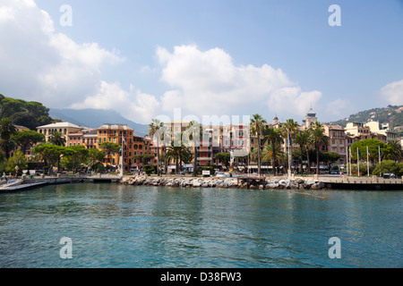 Santa Margherita- bellissimo porto marittimo in Italia Foto Stock