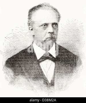 Hermann Ludwig Ferdinand von Helmholtz 1821 -1894. Medico tedesco e fisico. Foto Stock