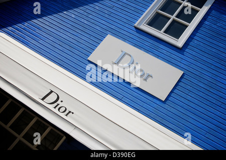 Dior shop presso il Villaggio di Bicester outlet, Oxfordshire Foto Stock
