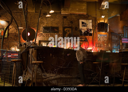 Berlino, Germania, Zapata pub nel Kunsthaus Tacheles Foto Stock