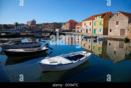 Vrboska - Hvar Foto Stock