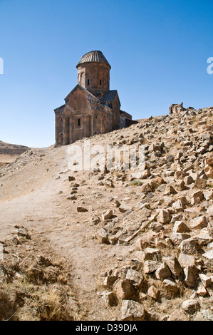 Una vista esterna della chiesa medievale di San Gregorio in antiche città armena di Ani, nella Turchia orientale. Foto Stock