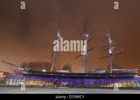 Il Cutty Sark Clipper Ship a Greenwich, Londra. Foto Stock