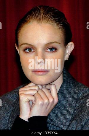 (Dpa) - US attrice Kate Bosworth ("Al di là del mare", "Blue Crush"), raffigurato in Potsdam, Germania, 20 novembre 2003. Foto Stock