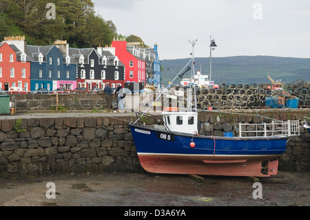 Tobermory Harbour per il Isle of Mull, Argyll, Scozia. Foto Stock