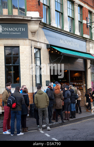 Monmouth Coffee Company in Borough Market - London REGNO UNITO Foto Stock