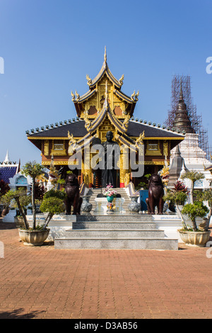 Khuba Htuang statua in Wat Banden,Chiangmai Thailandia Foto Stock