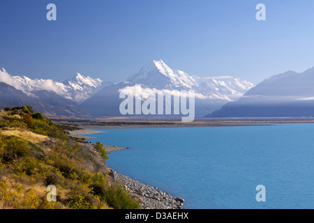 Lago Pukaki Isola del Sud della Nuova Zelanda travel Foto Stock