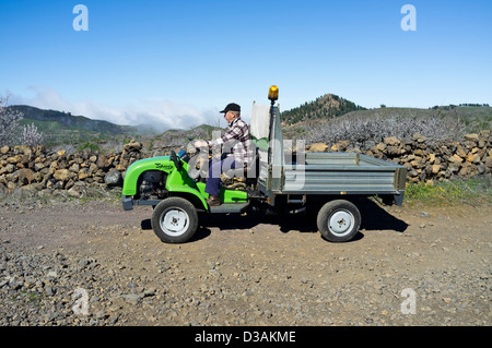 Erreppi Speedy 4x4 Agricolo di veicolo fuoristrada in Santiago del Teide Tenerife, Isole Canarie, Spagna Foto Stock