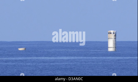 Space Shuttle Solid Rocket Booster (NASA, 4/29/09) Foto Stock