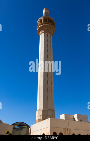 Minareto, Grande moschea Masjid al-Kabir, Kuwait City, Kuwait Foto Stock