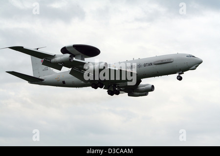 La nato boeing E-3 Sentry awacs radarplane Foto Stock