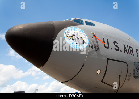 US Air Force KC-135 Tanker aeromobile Foto Stock