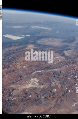 Centrale Ande montagne, Salar de Arizaro (NASA, Stazione Spaziale Internazionale Scienza, 04/26/10) Foto Stock