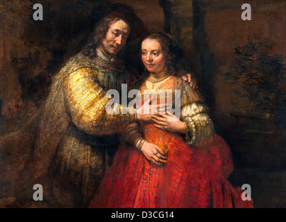 Rembrandt van Rijn Ritratto di una giovane come figure dal Vecchio Testamento (La sposa ebraica). Olio su tela. circa 1665-1669 Foto Stock