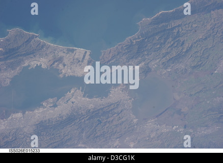 San Francisco Bay Area (NASA, Stazione Spaziale Internazionale, 01/05/11) Foto Stock