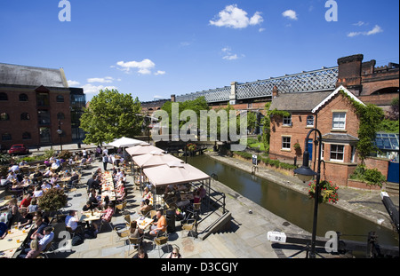 Duchi 92 Bar, Castlefield, Manchester, Regno Unito, Europa Foto Stock