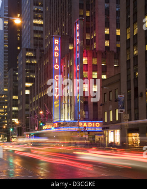 Radio City Music Hall di New York, Stati Uniti d'America Foto Stock