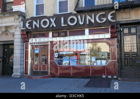 Il Lenox Lounge Harlem, New York City, Manhattan STATI UNITI D'AMERICA Foto Stock