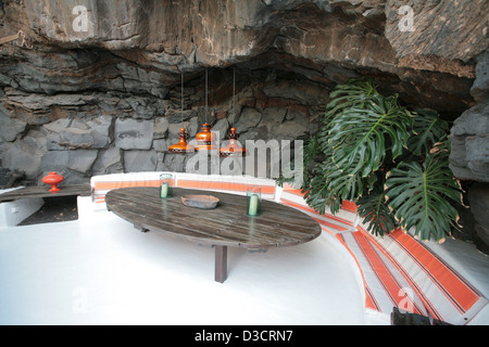 Tahiche, Spagna, all'interno di Cesar Manrique Foto Stock