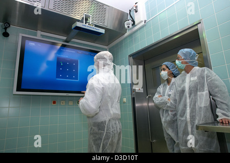 Berlino, Germania, dimostrazione del MI rapporti in una sala operatoria Foto Stock