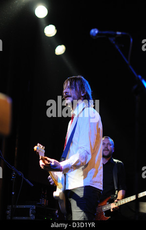 Barcellona - Jan 17: Friska Viljor esegue a Apolo on gennaio 17, 2011 a Barcellona, Spagna. Foto Stock