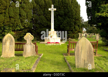 War Memorial - Broadwater e Worthing cimitero, Worthing, West Sussex. Foto Stock