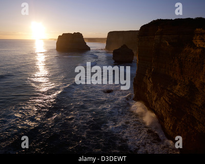 I famosi dodici Apostoli su Victoria's Great Ocean Road Australia Foto Stock