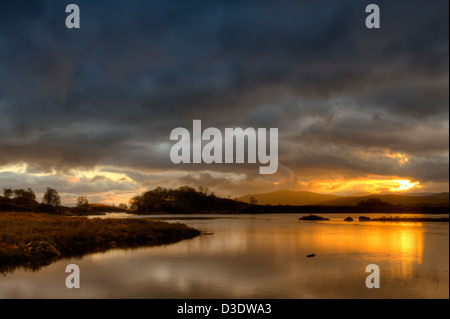 Rannoch Moor paesaggio, SCOZIA Foto Stock