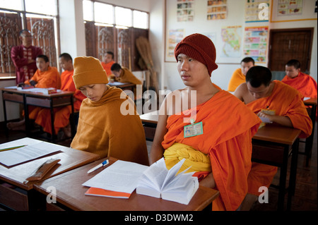 Fang, Thailandia, scuola novizi di insegnamento Foto Stock