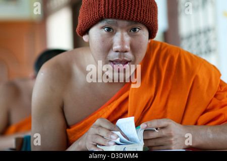 Fang, Thailandia, Schulnovize nell insegnamento Foto Stock