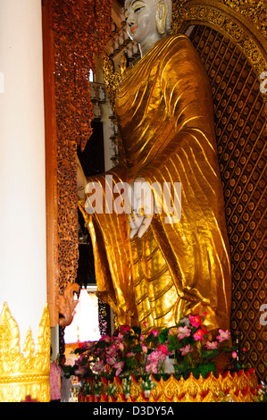 Il Buddha è riconosciuto dai buddisti come un risvegliato o maestro illuminato che ha insegnato al popolo,birmano Tempio del Buddha,Penang, Malaysia Foto Stock