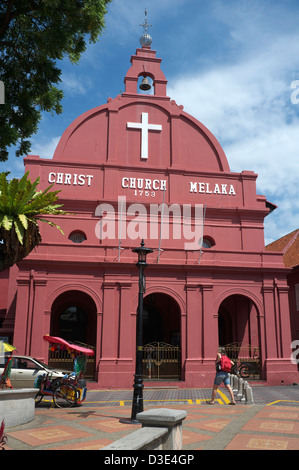 La Chiesa di Cristo, Melaka Malaysia Foto Stock