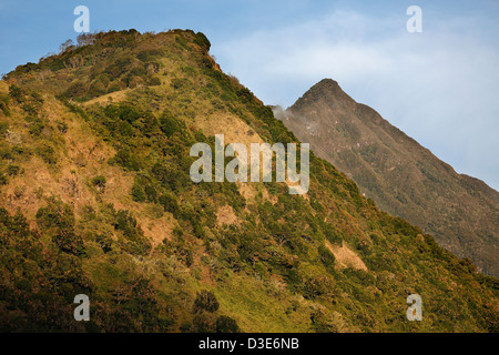 Rilievi gemelli, Volcan Baru, Panama Foto Stock