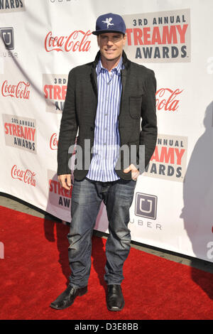 Febbraio 17, 2013 - Los Angeles, California, Stati Uniti - Robert ''gelato alla vaniglia'' Van Winkle partecipando alla terza edizione Streamy Awards tenutosi presso la Hollywood Palladium di Hollywood. In California. Immagine di credito: credito: D. lunga/Globe foto/ZUMAPRESS.com/Alamy Live News Foto Stock