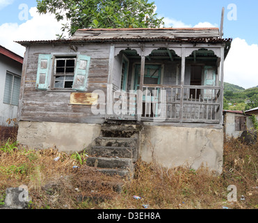 Tradizionale in legno CASA DEI CARAIBI Foto Stock