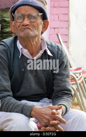 Indiano uomo senior Foto Stock