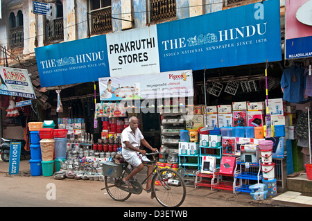 Il quotidiano Hindu lappuzha Alleppey Kerala India indiano Foto Stock