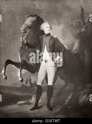 Marie-Joseph Paolo Yves Roch Gilbert du Motier, Il Marchese de La Fayette ,1757 - 1834, aka Lafayette. Foto Stock